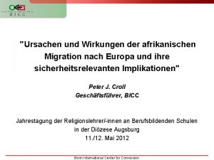 Ursachen und Wirkungen der afrikanischen Migration nach Europa