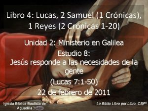 Libro 4 Lucas 2 Samuel 1 Crnicas 1