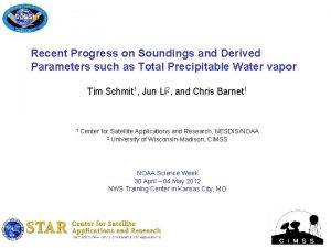 Recent Progress on Soundings and Derived Parameters such