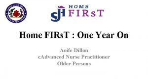 Home FIRs T One Year On Aoife Dillon