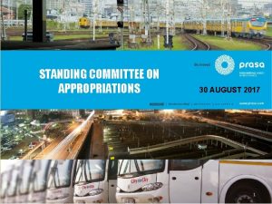 STANDING COMMITTEE ON APPROPRIATIONS 30 AUGUST 2017 1