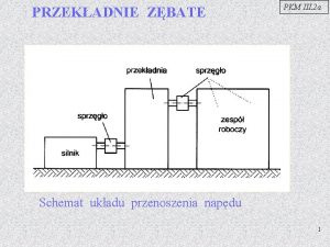 PRZEKADNIE ZBATE PKM III 2 a Schemat ukadu