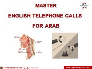 MASTER ENGLISH TELEPHONE CALLS FOR ARAB ilovedubaioutlook com