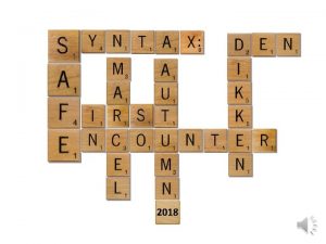 2018 Syntax A First Encounter Marcel den Dikken