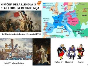 HISTRIA DE LA LLENGUA 5 SEGLE XIX LA