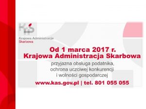 Misja Krajowej Administracji Skarbowej Preambua do ustawy o