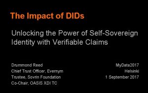 The Impact of DIDs Unlocking the Power of