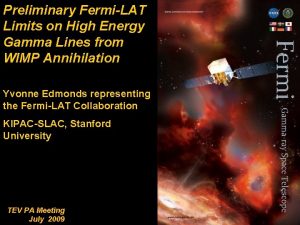 Preliminary FermiLAT Limits on High Energy Gamma Lines