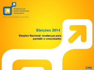 Eleies 2014 Simples Nacional mudanas para permitir o