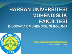 HARRAN NVERSTES MHENDSLK FAKLTES BLGSAYAR MHENDSL BLM http