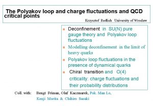 The Polyakov loop and charge fluctuations and QCD