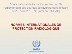 Cours national de formation sur le contrle rglementaire