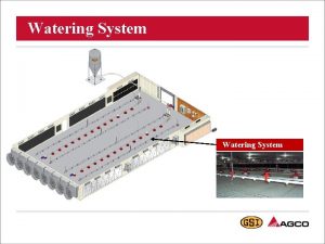 Watering System Watering System Installation Layout Sample Calculation