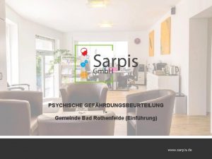 PSYCHISCHE GEFHRDUNGSBEURTEILUNG Gemeinde Bad Rothenfelde Einfhrung www sarpis