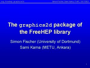 org freehep graphics 2 d Simon Fischer Sami