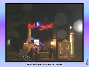 Qutub PEARL BANQUET ENTRANCE AT NIGHT Qutub ARRIVAL