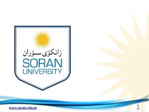 www soran edu iq 1 Chapter five Exam
