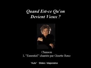 Quand Estce Quon Devient Vieux Chanson L Essentiel