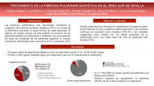 TRATAMIENTO DE LA FIBROSIS PULMONAR IDIOPTICA EN EL