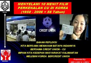 Korea MENYELAMI 10 MENIT FILM PERKENALAN CU DI