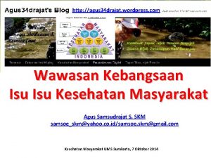 http agus 34 drajat wordpress com Wawasan Kebangsaan