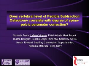 Does vertebral level of Pedicle Subtraction Osteotomy correlate