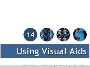 14 Using Visual Aids The Mc GrawHill Companies