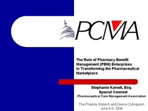 The Role of Pharmacy Benefit Management PBM Enterprises