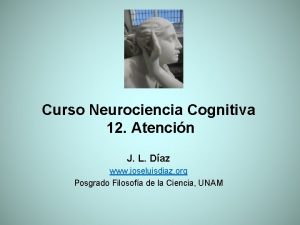 Curso Neurociencia Cognitiva 12 Atencin J L Daz