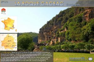 La RoqueGageac class parmi les Plus Beaux Villages