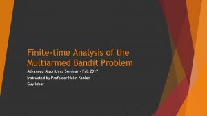 Finitetime Analysis of the Multiarmed Bandit Problem Advanced