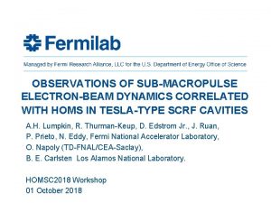 OBSERVATIONS OF SUBMACROPULSE ELECTRONBEAM DYNAMICS CORRELATED WITH HOMS