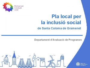 Pla local per la inclusi social de Santa