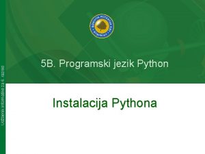 Udbenik informatike za 6 razred 5 B Programski