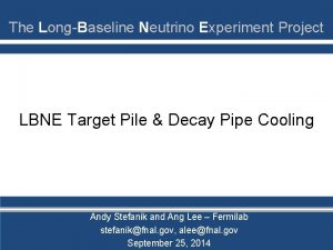 The LongBaseline Neutrino Experiment Project LBNE Target Pile