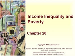 Income Inequality and Poverty Chapter 20 Copyright 2001