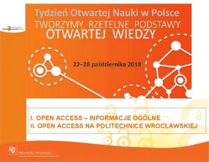 I OPEN ACCESS INFORMACJE OGLNE II OPEN ACCESS