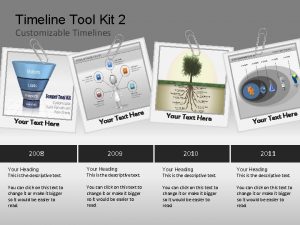 Timeline Tool Kit 2 Customizable Timelines Your Text