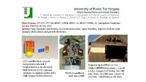 University of Rome Tor Vergata https www fisica