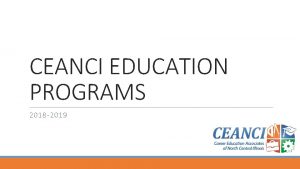 CEANCI EDUCATION PROGRAMS 2018 2019 AUTOMOTIVE TECHNOLOGY electrical