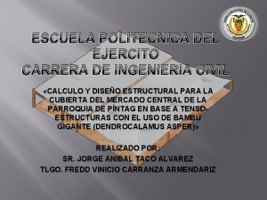 ESCUELA POLITECNICA DEL EJERCITO CARRERA DE INGENIERIA CIVIL