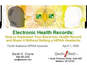 Electronic Health Records How to Implement Your Electronic