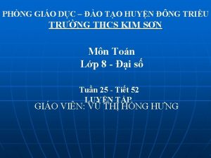 PHNG GIO DC O TO HUYN NG TRIU