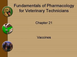 Fundamentals of Pharmacology for Veterinary Technicians Chapter 21