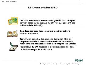 5 6 ICS Documentation 1 5 6 Documentation