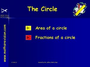 The Circle www mathsrevision com MNU 3 11