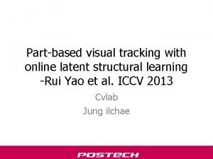 Partbased visual tracking with online latent structural learning