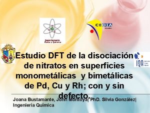 Estudio DFT de la disociacin de nitratos en