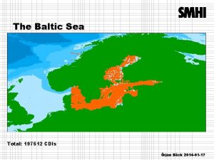 The Baltic Sea Total 197512 CDIs rjan Bck