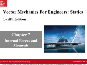 Vector Mechanics For Engineers Statics Twelfth Edition Chapter